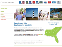 Tablet Screenshot of choicehotelsoffers.com